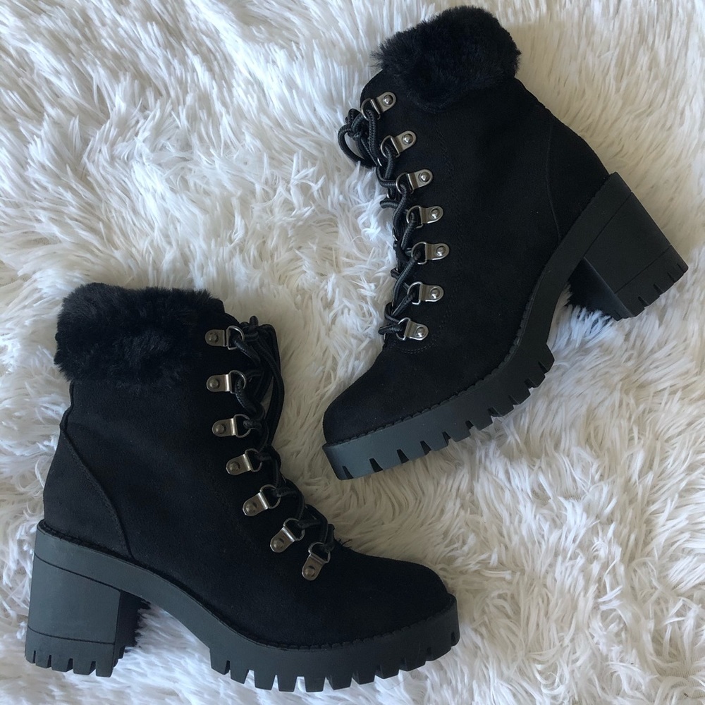 Top Moda Chunky Heel Boots